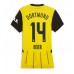 Maillot de foot Borussia Dortmund Maximilian Beier #14 Domicile vêtements Femmes 2024-25 Manches Courtes